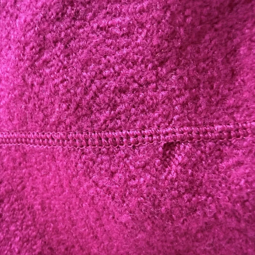 Pendleton Cardigan Size L Magenta Sweater Pure Virgin Wool Made In Hong Kong - Picture 7 of 12